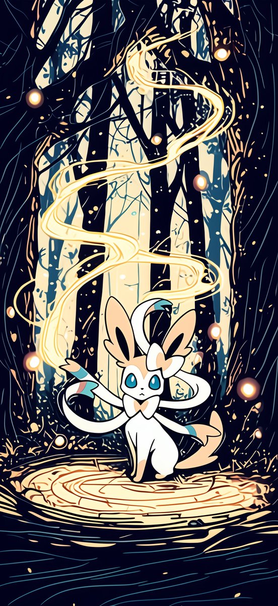 DeamnWalls's tweet image. Sylveon Pokémon wallpaper