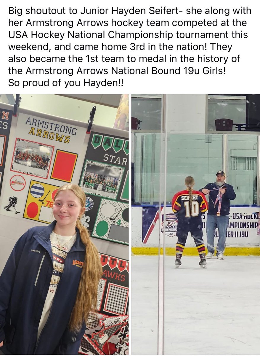 Congrats. <a href="/haydenmseifert/">Hayden Seifert</a>! 
(From Spartan Country Facebook page)