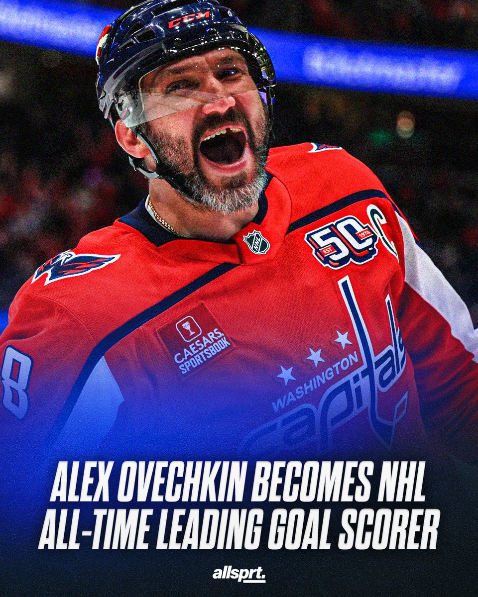 AllSprtCom's tweet image. Washington Capitals superstar Alex Ovechkin has scored goal number 895 to break "The Great One" Wayne Gretzky's all-time NHL goal scoring record.

#nhl