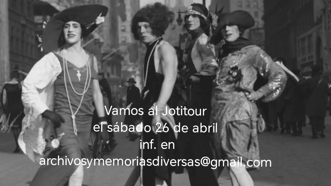 Archivos y Memorias Diversas te invita a disfruta de un paseo donde la vida cotidiana, las historias de las poblaciones LGBT+ y la historia nacional se mezclan entre los edificios, calles, plazas y parques del Centro de la Ciudad de México
Inf  archivosymemoriasdiversas@gmail.com