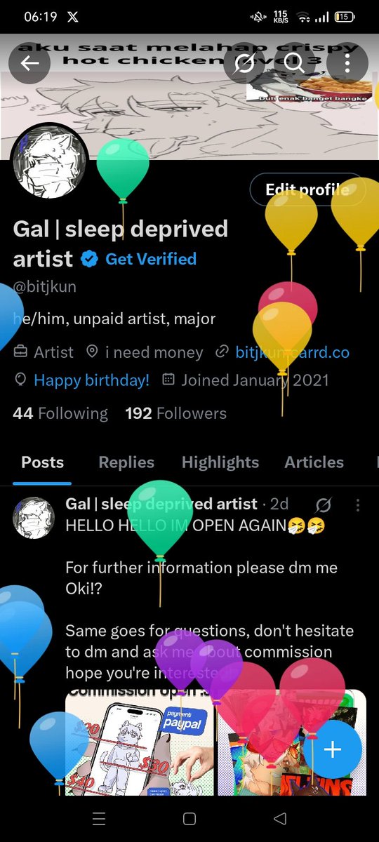 bitjkun's tweet image. Wooo ballons