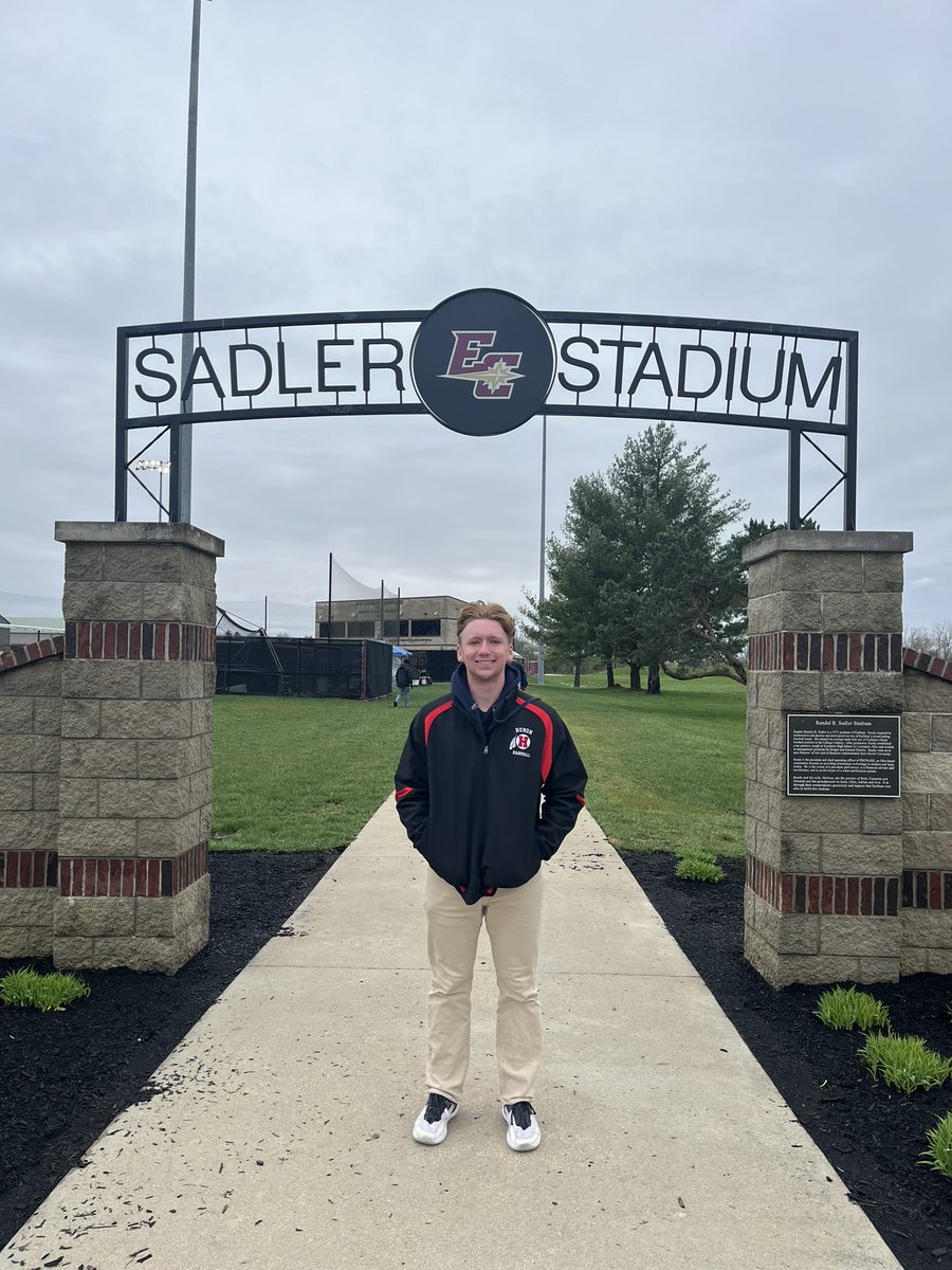 Thank you <a href="/CoachSak21/">Steve Sakosits</a> , Coach Rehfeldt, and the entire @Earlhambaseball staff for a great recruit day today! Go Quakers!