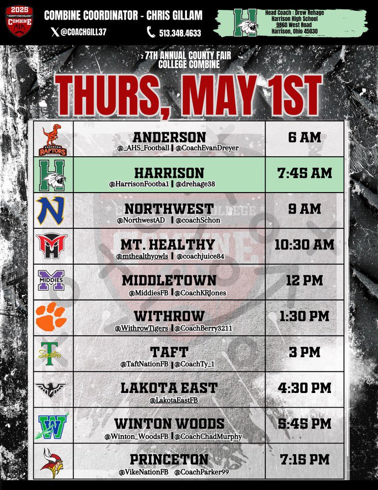 Coach Huber (@c_huber5) on Twitter photo Coaches, we are only a few weeks away‼️9860 West Rd has 👹’s walking around‼️ DM <a href="/drehage38/">Derek Rehage</a> or I if you want an early prospect list‼️It’s a day you don’t want to miss🧪🧪 <a href="/AdelspergerJosh/">Josh Adelsperger</a> <a href="/BenMarkarian/">Ben Markarian</a> <a href="/Preston__Flick/">Preston</a> <a href="/deller_brycen/">Brycen Deller LB/SS</a> <a href="/colbyquinlan8/">colby</a> <a href="/Bryan_Ault/">Bryan Ault - Midwest Scout</a> <a href="/Mark__Porter/">ScoutingOhio.com - 247 Sports - Bucknuts</a> Coaches, we are only a few weeks away‼️9860 West Rd has 👹’s walking around‼️ DM <a href="/drehage38/">Derek Rehage</a> or I if you want an early prospect list‼️It’s a day you don’t want to miss🧪🧪 <a href="/AdelspergerJosh/">Josh Adelsperger</a> <a href="/BenMarkarian/">Ben Markarian</a> <a href="/Preston__Flick/">Preston</a> <a href="/deller_brycen/">Brycen Deller LB/SS</a> <a href="/colbyquinlan8/">colby</a> <a href="/Bryan_Ault/">Bryan Ault - Midwest Scout</a> <a href="/Mark__Porter/">ScoutingOhio.com - 247 Sports - Bucknuts</a>