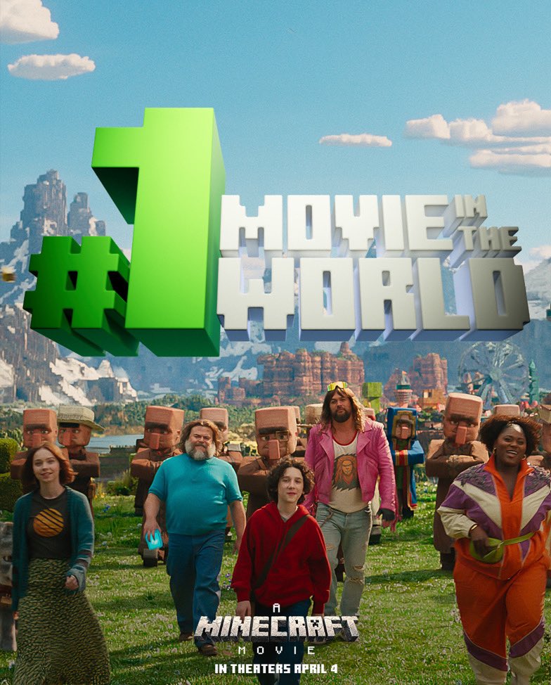 HAVE YOU HEARD? #Minecraft is the #1 movie in the WORLD! Get your tickets to see what all the hype is about: santikos.com/movie-info/a-m…
