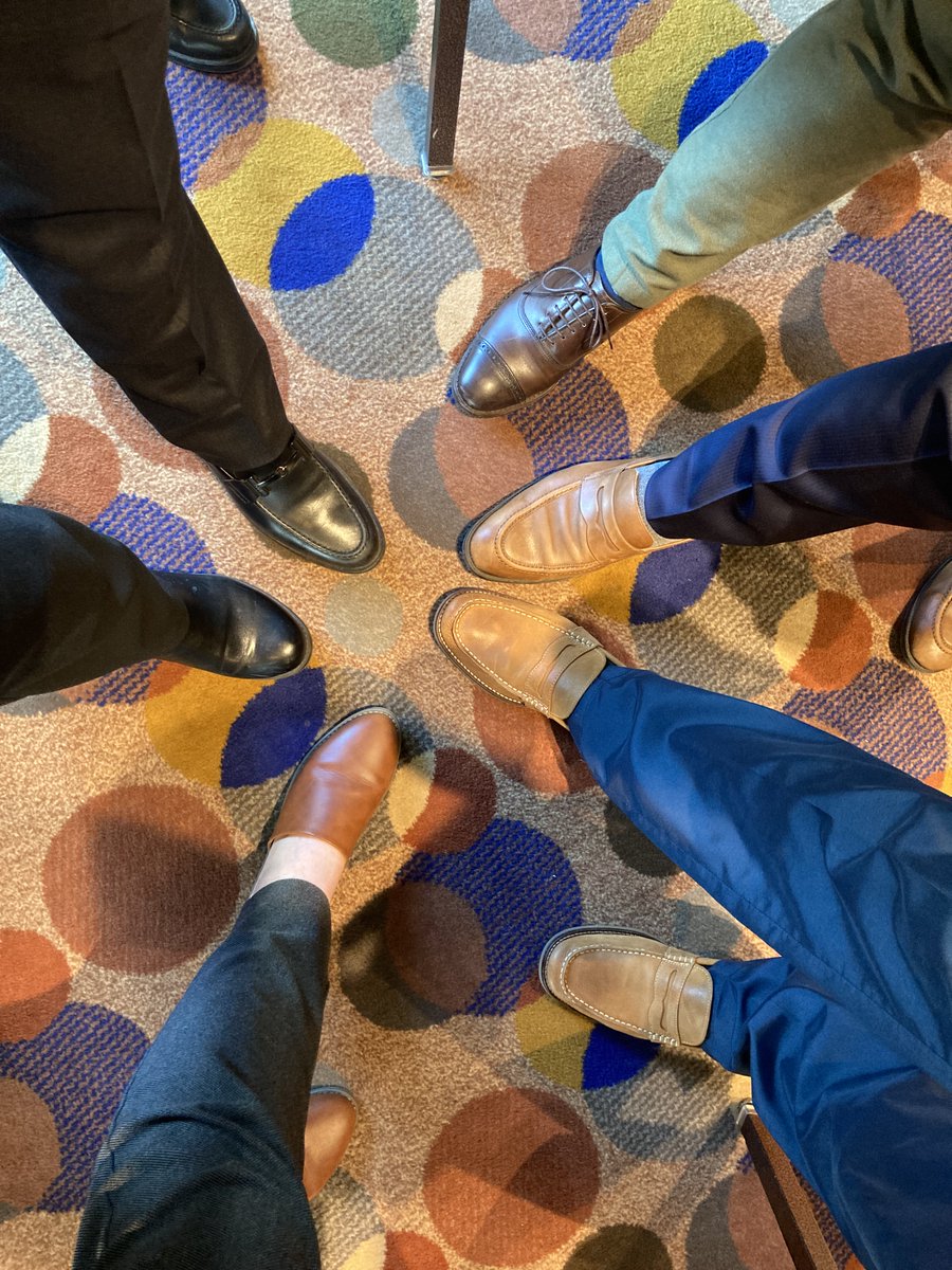 Sue Yom (@sueyom) on Twitter photo Love the American Radium Society meeting. #ARS2025 Where you can actually talk and learn from everyone there. For instance at this meeting I was taught that it is cool to wear brown shoes. Can you pick out the two faculty members in this photograph? @ Eric Chang <a href="/RadoncUsc/">USC_Radonc</a> Love the American Radium Society meeting. #ARS2025 Where you can actually talk and learn from everyone there. For instance at this meeting I was taught that it is cool to wear brown shoes. Can you pick out the two faculty members in this photograph? @ Eric Chang <a href="/RadoncUsc/">USC_Radonc</a>