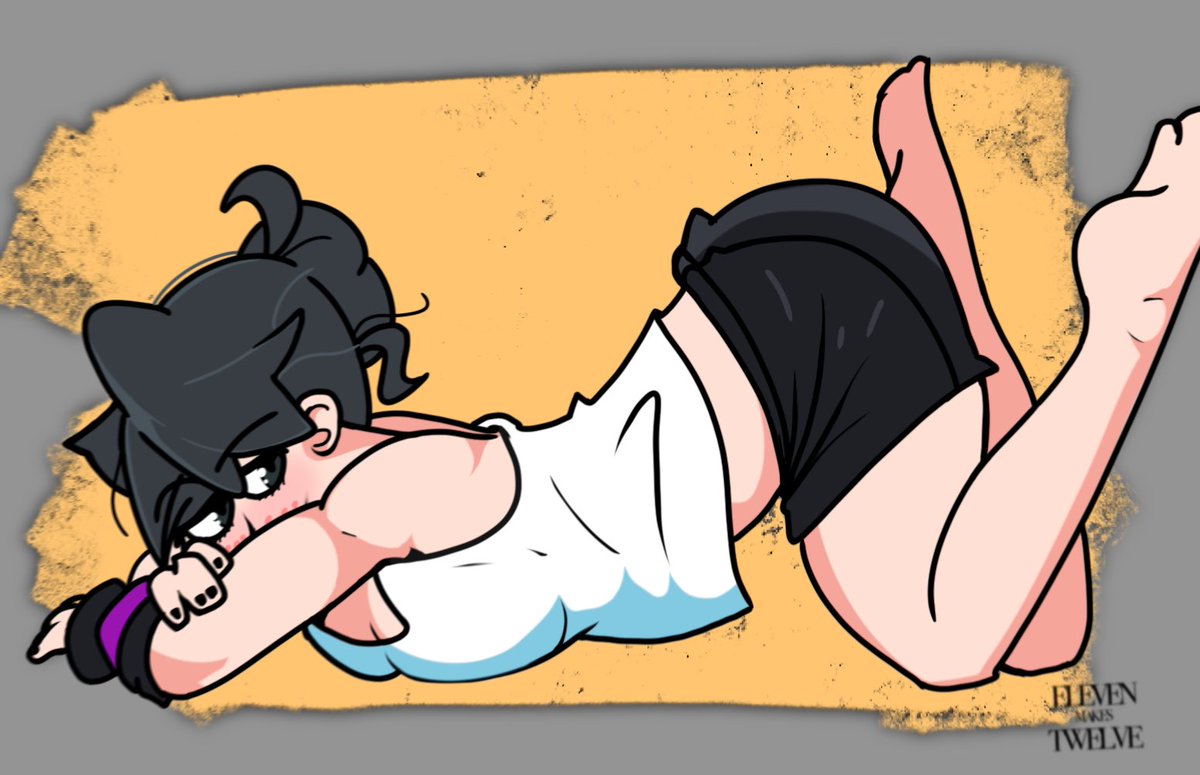 Found this drawing of <a href="/scott_malin/">Scott Malin🩲🦀</a> ‘s Lucia in files. I should draw her again