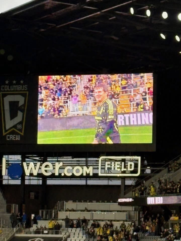 Mr. Sprunger is a Hometown Hero! Thank you to <a href="/ColumbusCrew/">The Crew</a> for making it a great night for Coach Sprunger and Canen! #itsworthit <a href="/AmHeartOhio/">American Heart Association Ohio</a>