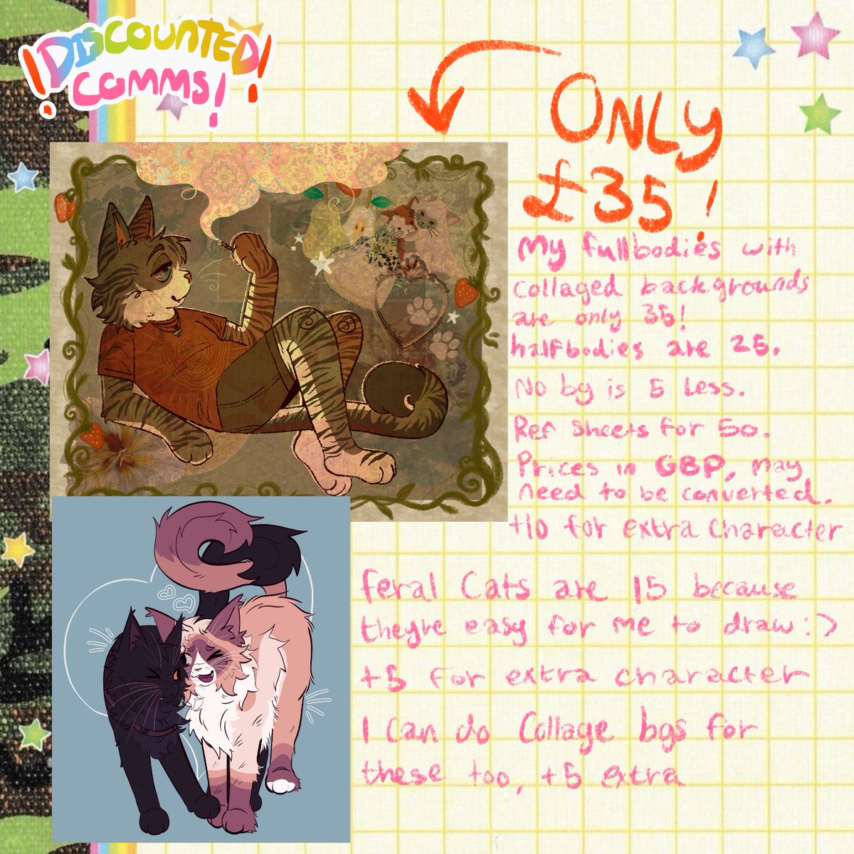 asteroidshitty's tweet image. ⭐️🌈hello hi my c0mms are stiilllll open i just DISCOUNTED them because i wasnt getting any traction and everyones broke rn. please pls rt even if you arent interested it helps my reach. bless u ⭐️🌈