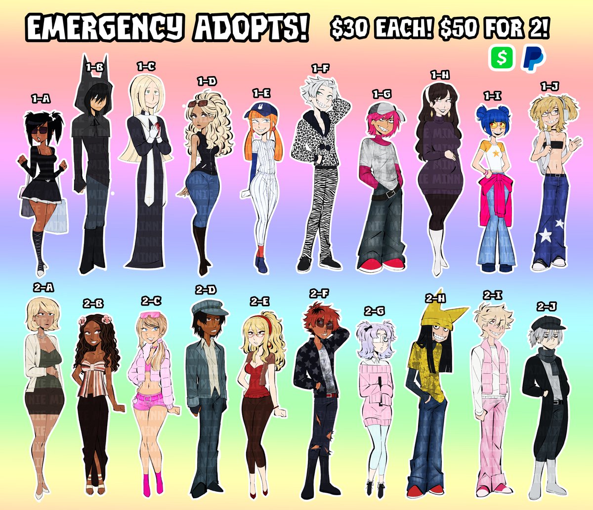 minervering's tweet image. emergency adopts!!! spent a long time on these, dm/comment to claim!

#adoptables #adopts #adoptablesopen #adoptablebatch #adoptable