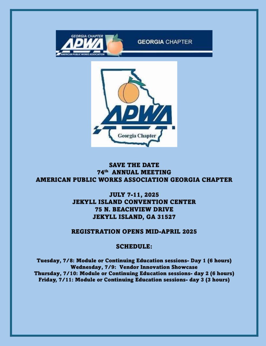 We are going back to Jekyll Island for our annual conference this July! Registration opens next month!