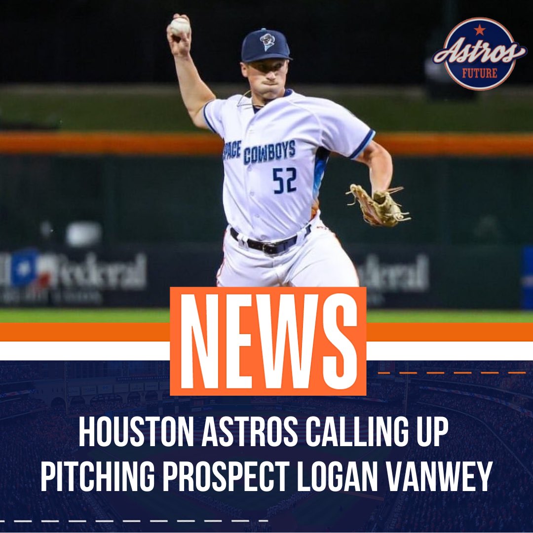 #Astros calling up pitching prospect Logan VanWey per <a href="/AriA1exander/">Ari Alexander</a>. #BuiltForThis