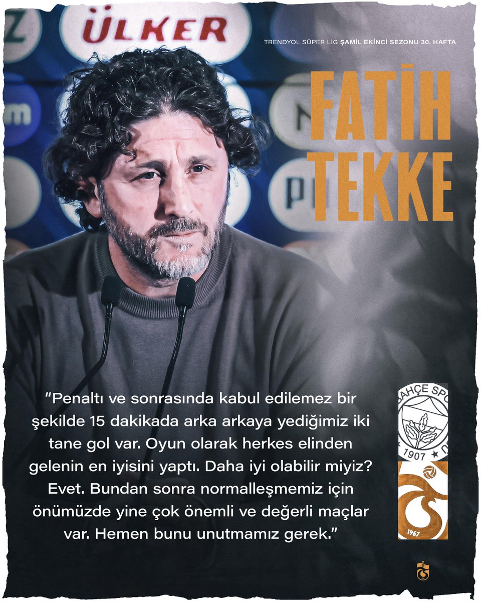 Teknik Direktörümüz Fatih Tekke'nin maç sonu değerlendirmeleri

🔗 bit.ly/43JMFDG