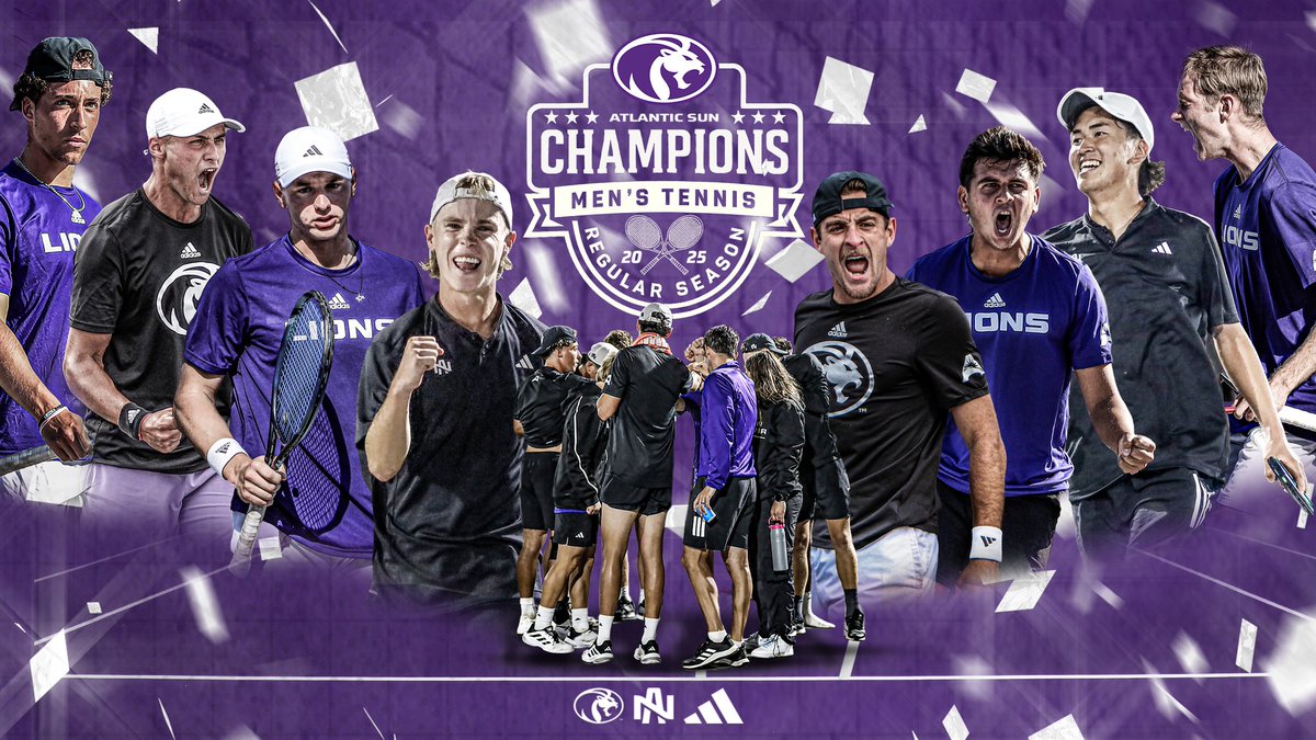 LOS CAMPEONES! 🏆

For the first time in history, UNA Men’s Tennis wins an ASUN Regular Season Championship 🔥

#RoarLions 🦁