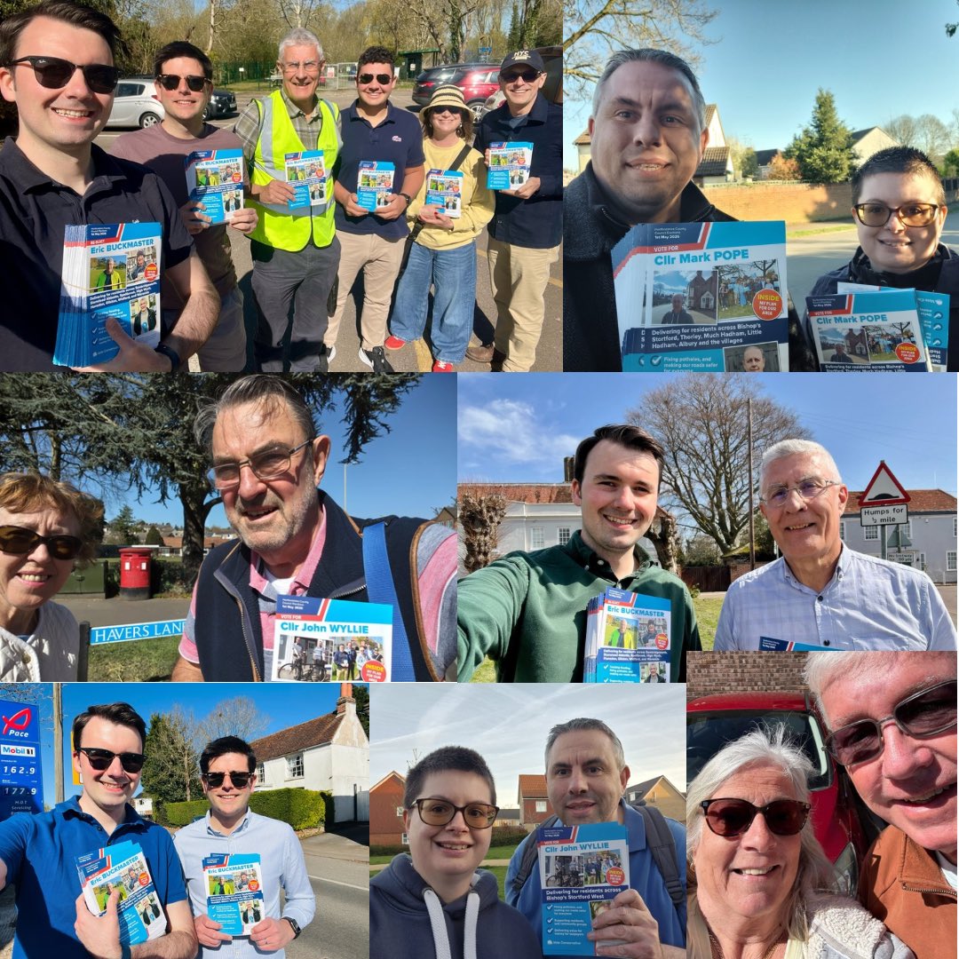 Our fantastic candidates and action teams have been out in force - making the case for strong, local Conservative voices 🗣️

We’re working hard to ensure a Conservative-run Hertfordshire County Council is returned on the 1st of May! 🗳️

#VoteConservative