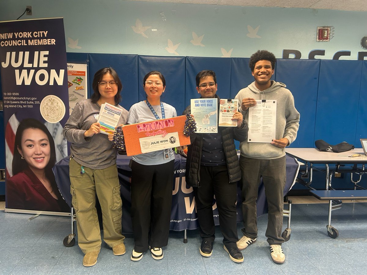 cmjuliewon.bsky.social (@cmjuliewon) on Twitter photo Over the past few days, we’ve been working with local students to get the vote out. Some of the schools we’ve worked with include:
🗳️ Students from I.S. 429 who dropped off their ballots at our office
🗳️ LaGuardia Community College <a href="/LaGuardiaCC/">LaGuardia Community College</a> Over the past few days, we’ve been working with local students to get the vote out. Some of the schools we’ve worked with include:
🗳️ Students from I.S. 429 who dropped off their ballots at our office
🗳️ LaGuardia Community College <a href="/LaGuardiaCC/">LaGuardia Community College</a>