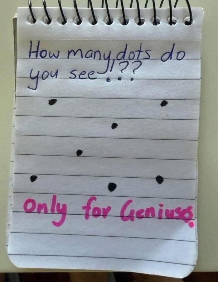 How many dot do you count?? 
Winner deserve $69,000,000