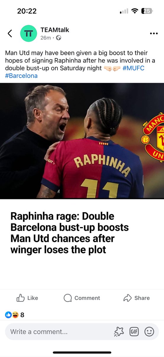 RobboRobbins1's tweet image. What do we think of this? It world hurt more than Cantona and Smith going to Scum!!