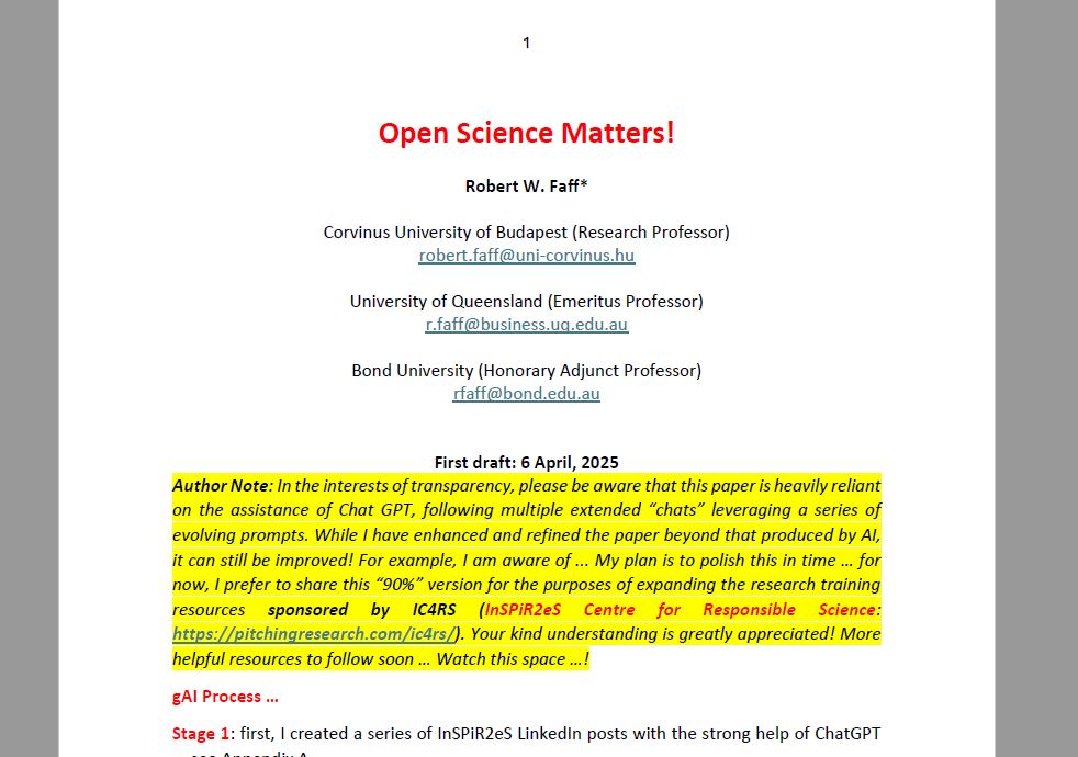 Check out my latest article: “Open Science Matters! A New Paper, A Fresh Perspective, A Dash of AI” linkedin.com/pulse/open-sci… via <a href="/LinkedIn/">LinkedIn</a>