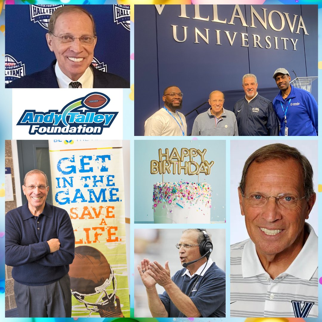 Happy Birthday to Coach Talley! Coach is still working hard to make a difference and save lives every day by encouraging those that are able to be a marrow or stem cell donor! #happybirthday #birthday #celebration #coachtalley #andytalleyfoundation