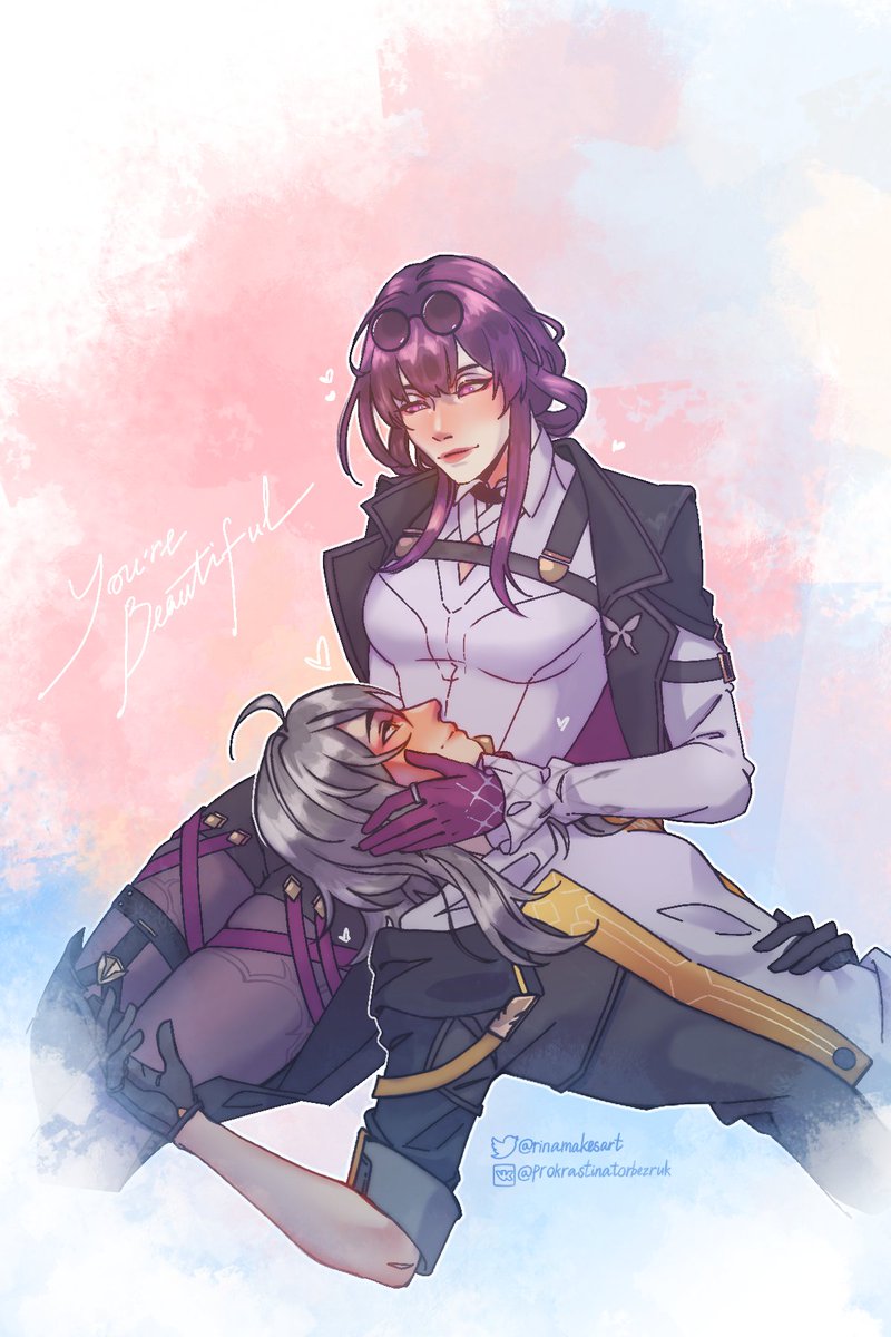 rinamakesart's tweet image. #HonkaiStaiRail #スターレイル #芙星 #kafstel #Stelle #Kafka #kafstelle