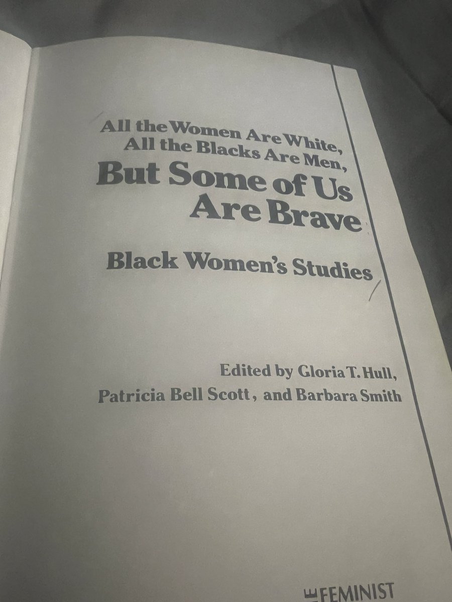 Feminism did not fuck up Black women, it gave them a voice to combat racism, sexism, and patriarchy in this white supremacist society.

Anyways,

I recommend everyone to read All the Women Are White, All the Blacks Are Men, But Some of Us Are Brave