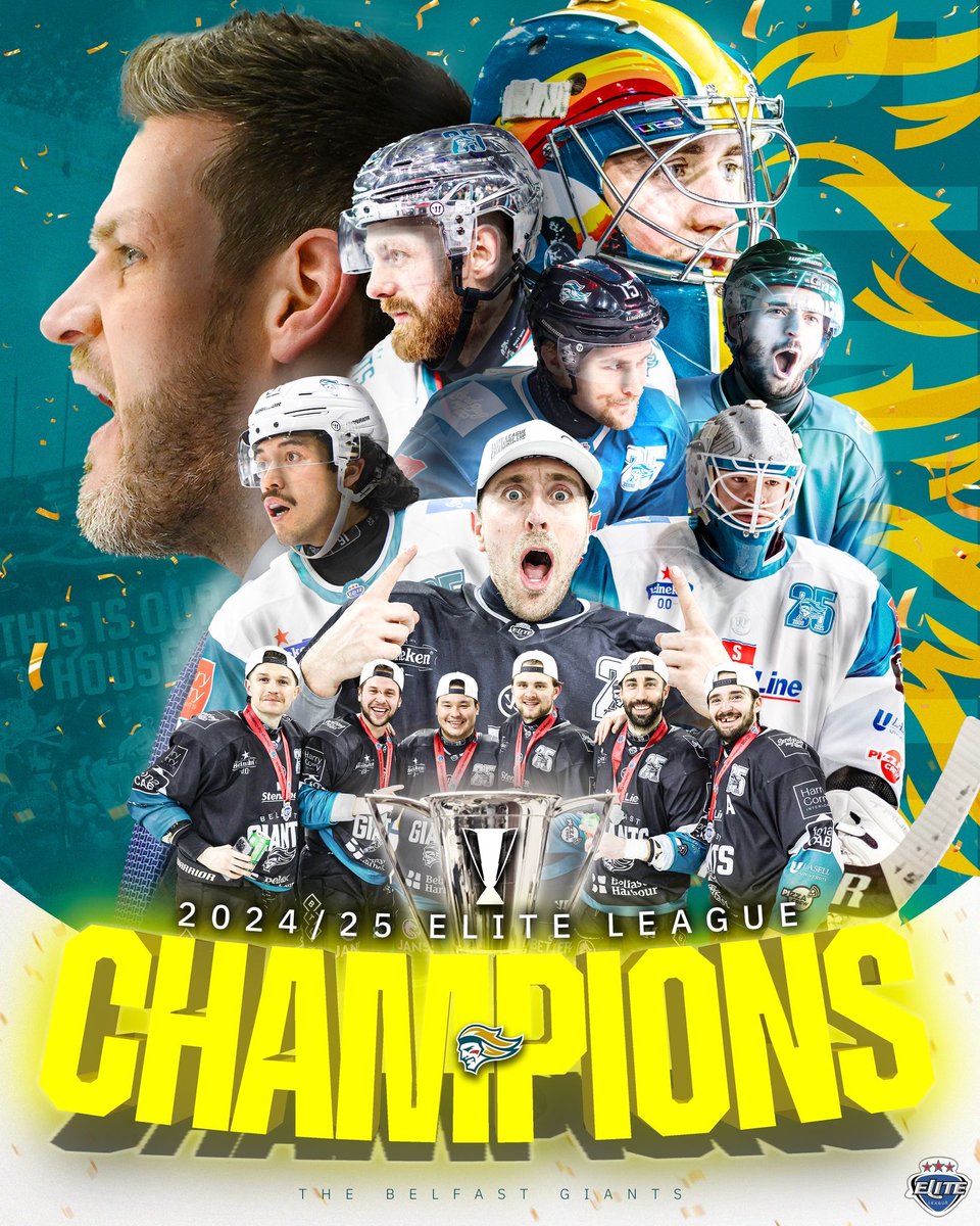 2024/25 League Champions🏆🎉 | #EIHL 

Congratulations <a href="/BelfastGiants/">Belfast Giants</a>!