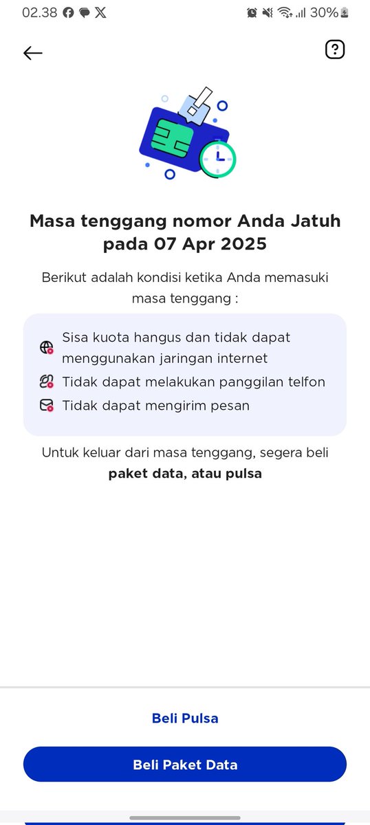 chocoobitzz's tweet photo. @myXL halo min saya ingin menyampaikan keluhan kartu saya yang selalu masuk masa tenggang tiap minggu nya padahal rajin di beliin pulsa dan selalu di isi paketan nya, min mohon penjelasan dan penangannya karena saya cape beli pulsa mulu min🙏🏻 https://t.co/StuvgPi92y