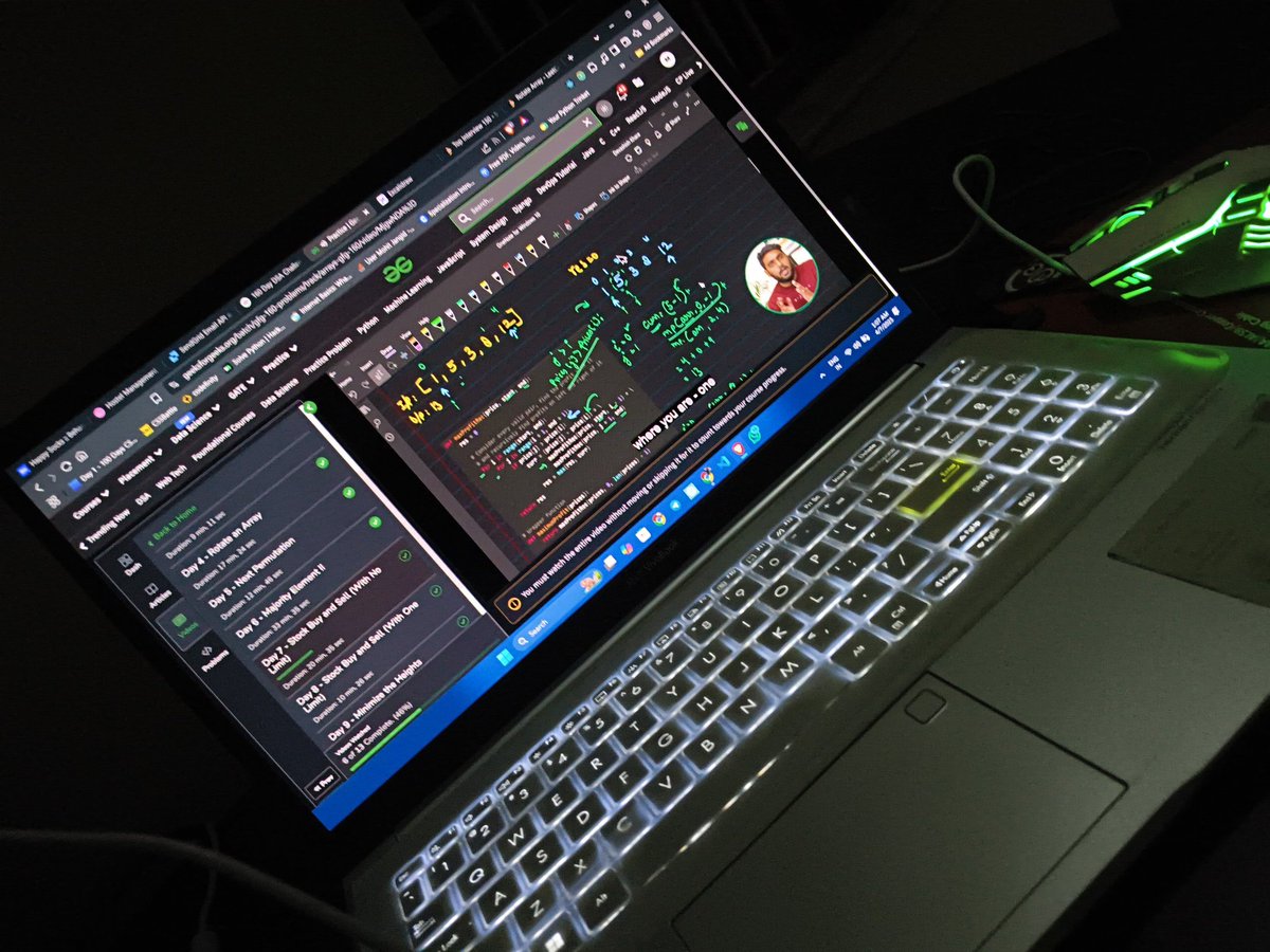 itz_mohit_014's tweet image. 💻 Day by day — I’m building a better version of myself.
Learn #DSA with @geeksforgeeks has become more than a challenge, it's a mindset. 🚀
Success isn’t magic — it’s consistency +effort over time.
Let’s keep solving. 💪
#gfg160 #geekstreak2025 #LearnEveryday #TechTwitter #Java