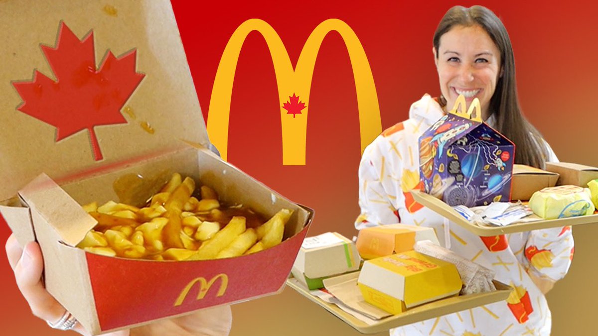 First moments in Montreal, Canada I head straight to McDonald's to taste test and rank my favorite menu items that I cannot find in America.  youtu.be/lSm-pxyptZM?si…