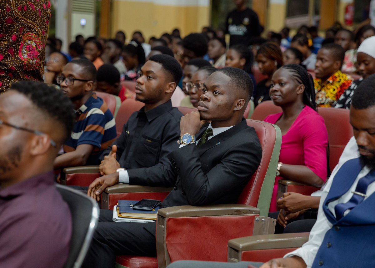 JEFFERY ADU-YEBOAH (@thejaylit_) on Twitter photo On Friday, 4th April, 2025, I was glad to have honored the invitation of the 64th <a href="/knust_src/">KNUST SRC.</a> to deliver a speech at 2025 TEKTALK.
I emphasized, that At the University of Ghana, we firmly believe that leadership is not about titles but about transformation. That is why our motto On Friday, 4th April, 2025, I was glad to have honored the invitation of the 64th <a href="/knust_src/">KNUST SRC.</a> to deliver a speech at 2025 TEKTALK.
I emphasized, that At the University of Ghana, we firmly believe that leadership is not about titles but about transformation. That is why our motto