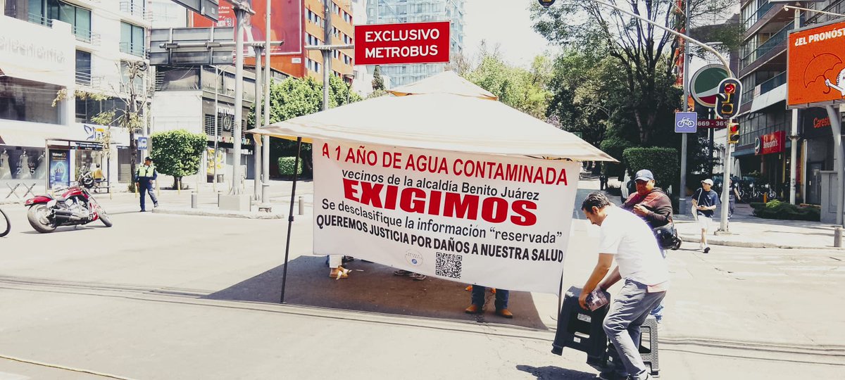 🔴 A un año del #AguaContaminadaBJ, seguimos sin respuestas:

1️⃣ ¿Qué sustancia contaminó el agua?
2️⃣ ¿Cómo ocurrió la contaminación?
3️⃣ ¿Quiénes son los responsables?

❌ Basta de opacidad.
📢 La información ambiental NO se reserva.
<a href="/GobCDMX/">Gobierno de la Ciudad de México</a> <a href="/SGIAguaCDMX/">Secretaría de Gestión Integral del Agua</a>