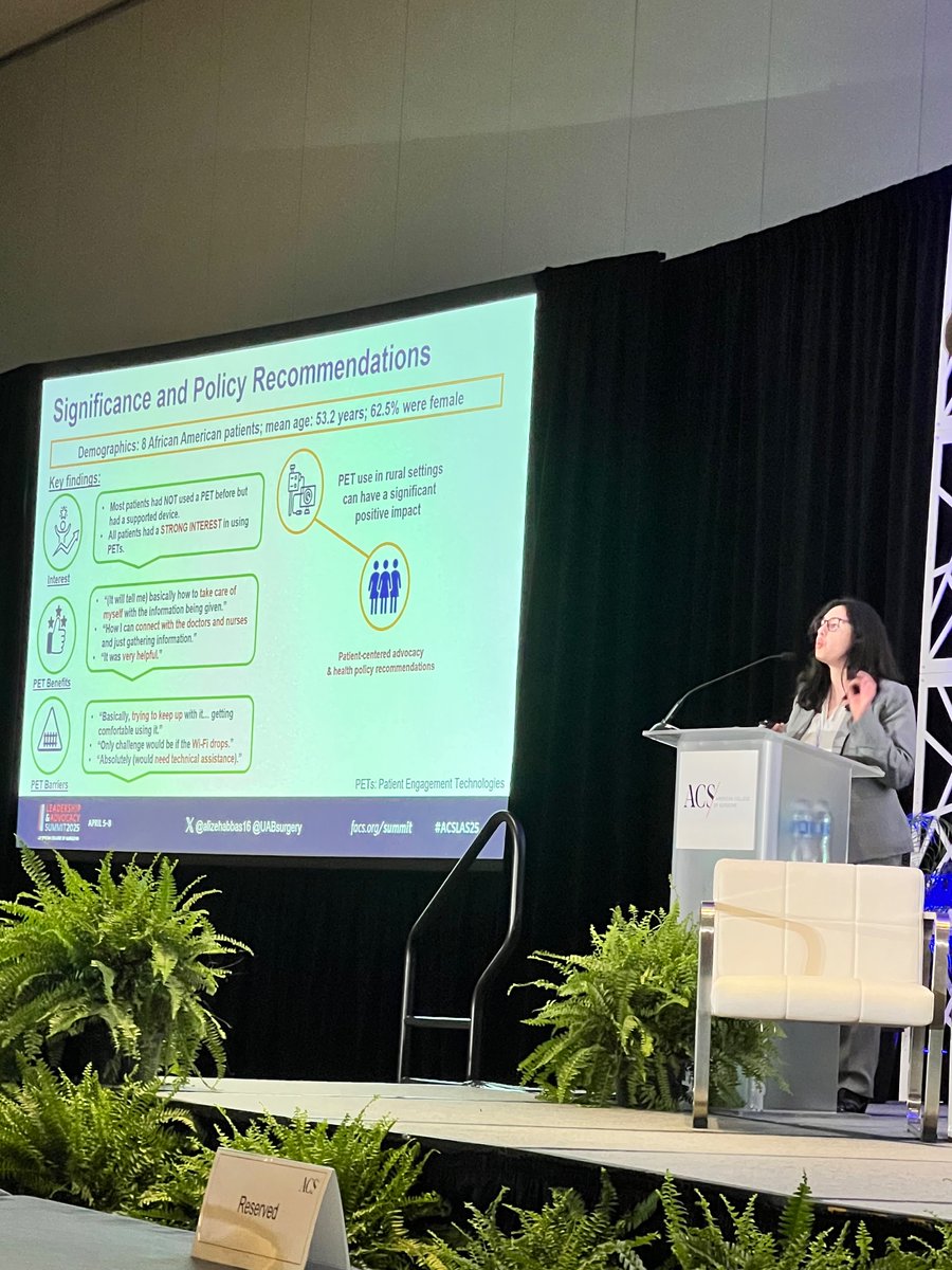 Fedra Fallahian, MD (@fedrafallahian) on Twitter photo Advocacy & Health Policy presentations starting off strong with <a href="/AlizehAbbas16/">Alizeh Abbas</a> discussing policy recs to ⬇️ colorectal cancer rates #ACSLAS25 <a href="/AmCollSurgeons/">American College of Surgeons</a> <a href="/RASACS/">RAS-ACS</a> Advocacy & Health Policy presentations starting off strong with <a href="/AlizehAbbas16/">Alizeh Abbas</a> discussing policy recs to ⬇️ colorectal cancer rates #ACSLAS25 <a href="/AmCollSurgeons/">American College of Surgeons</a> <a href="/RASACS/">RAS-ACS</a>