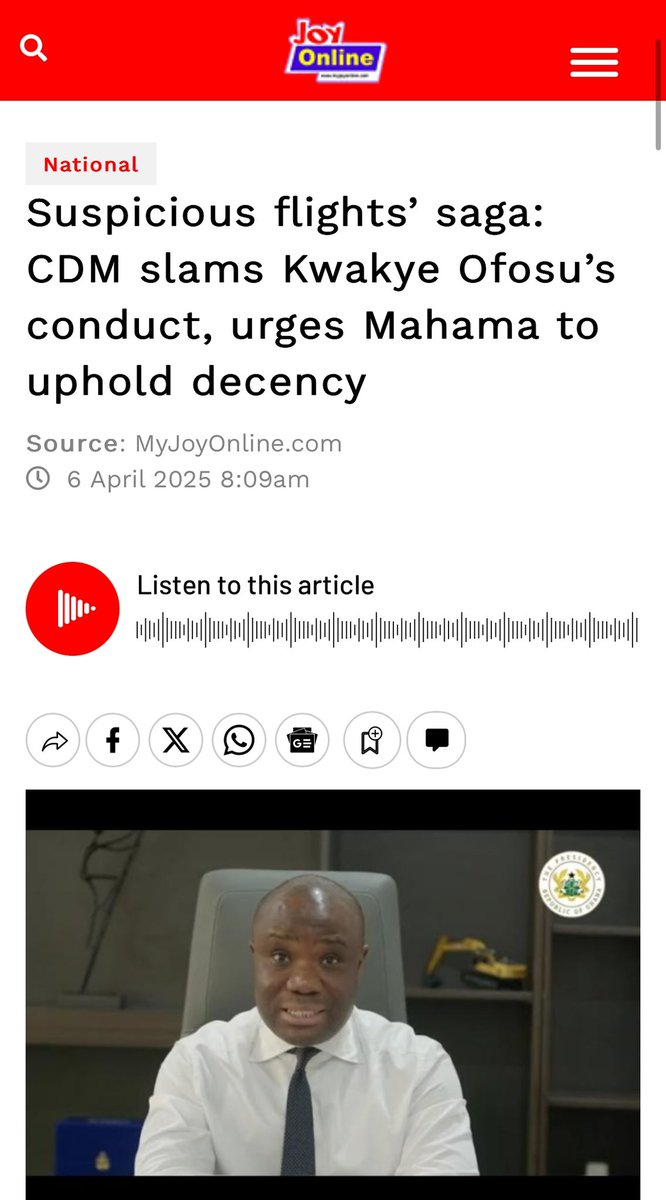 “We respectfully urge President John Dramani Mahama to call his appointee to order and affirm that insults and misinformation shall not be tolerated”

#MightyMinority