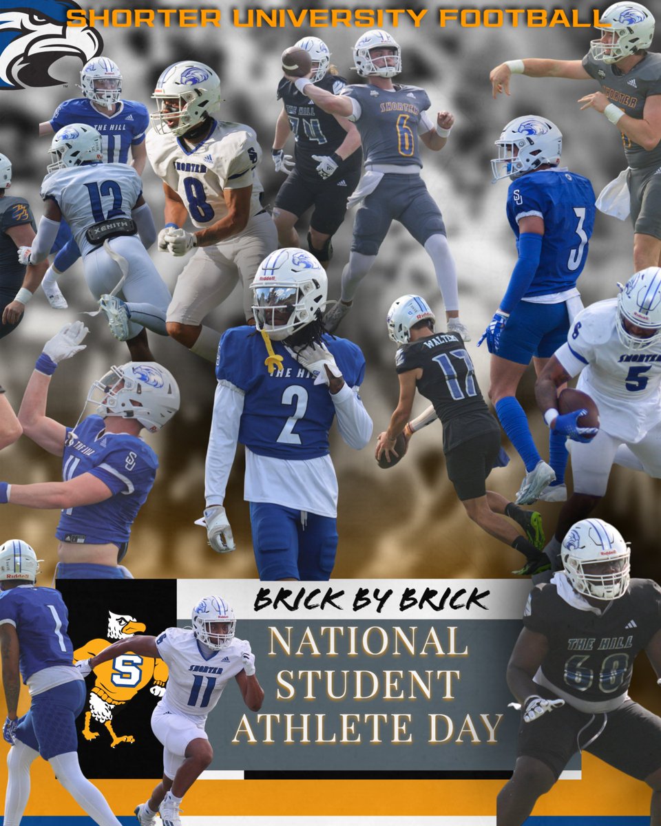 Zach Morrison (@coachmorrison58) on Twitter photo Give thanks to the Lord, for he is good; his love endures forever.
-Psalm 107:1
National Student-Athlete Day!
HAWK NATION! <a href="/shorteruniv/">Shorter University</a> <a href="/Shorter_FB/">Shorter Hawks Football</a> <a href="/SUHawkVision/">HawkVision</a> Give thanks to the Lord, for he is good; his love endures forever.
-Psalm 107:1
National Student-Athlete Day!
HAWK NATION! <a href="/shorteruniv/">Shorter University</a> <a href="/Shorter_FB/">Shorter Hawks Football</a> <a href="/SUHawkVision/">HawkVision</a>