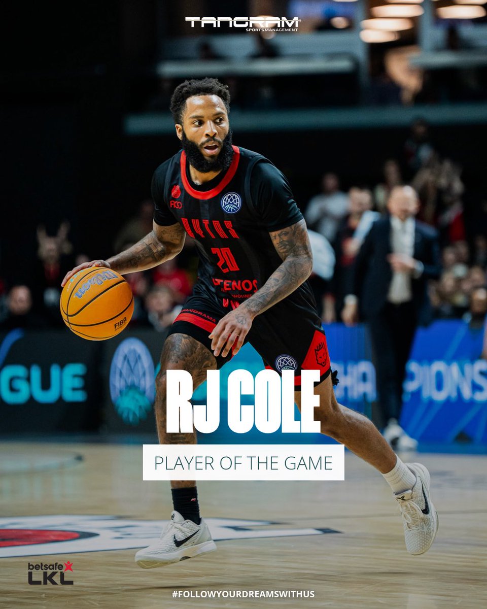 Tangram Sports (@tangramsports) on Twitter photo RJ Cole <a href="/rjuice_/">RJ Cole</a> recorded 19 points and 5 assists in <a href="/rytasvilnius/">BC RYTAS Vilnius</a> home win over <a href="/wolves_bc/">BC WOLVES</a>
<a href="/ronniezeidel/">Ronnie Zeidel Speaks</a>
<a href="/RZASports/">RZA Sports</a>
#TangramSports
#FollowYourDreamsWithUs RJ Cole <a href="/rjuice_/">RJ Cole</a> recorded 19 points and 5 assists in <a href="/rytasvilnius/">BC RYTAS Vilnius</a> home win over <a href="/wolves_bc/">BC WOLVES</a>
<a href="/ronniezeidel/">Ronnie Zeidel Speaks</a>
<a href="/RZASports/">RZA Sports</a>
#TangramSports
#FollowYourDreamsWithUs