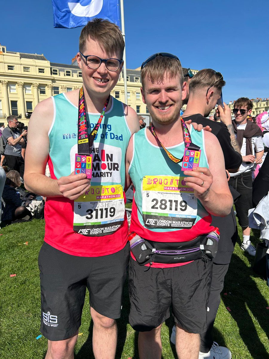 We did it! I ran my first marathon—one of the hardest things I’ve ever done. 

Thanks to this amazing community, we raised £837 (~$1100) for <a href="/BrainTumourOrg/">The Brain Tumour Charity</a>. So grateful for all the support!

Now I need some sleep 😴