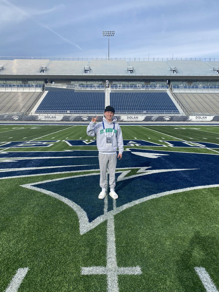 Ezra Maul (@ezra_maul) on Twitter photo Had a great time at Nevada this weekend at their JR day!! Appreciate the camp invite!! <a href="/Joey_thomas24_/">Joey Thomas</a> and <a href="/CoachGilbertson/">David Gilbertson</a> Excited to get down there for camp!! <a href="/CoachChoateFB/">Jeff Choate</a> <a href="/CoachPayam/">Coach Payam</a>
<a href="/NickFarman55/">Nick Farman M.S.</a> <a href="/BrandonHuffman/">Brandon Huffman</a> <a href="/apmaul/">AP Maul</a> Had a great time at Nevada this weekend at their JR day!! Appreciate the camp invite!! <a href="/Joey_thomas24_/">Joey Thomas</a> and <a href="/CoachGilbertson/">David Gilbertson</a> Excited to get down there for camp!! <a href="/CoachChoateFB/">Jeff Choate</a> <a href="/CoachPayam/">Coach Payam</a>
<a href="/NickFarman55/">Nick Farman M.S.</a> <a href="/BrandonHuffman/">Brandon Huffman</a> <a href="/apmaul/">AP Maul</a>