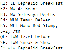 I QUALIFIED FOR THE MOCS!!! Never in a million years expected this to happen, especially in Legacy. No idea what even to say