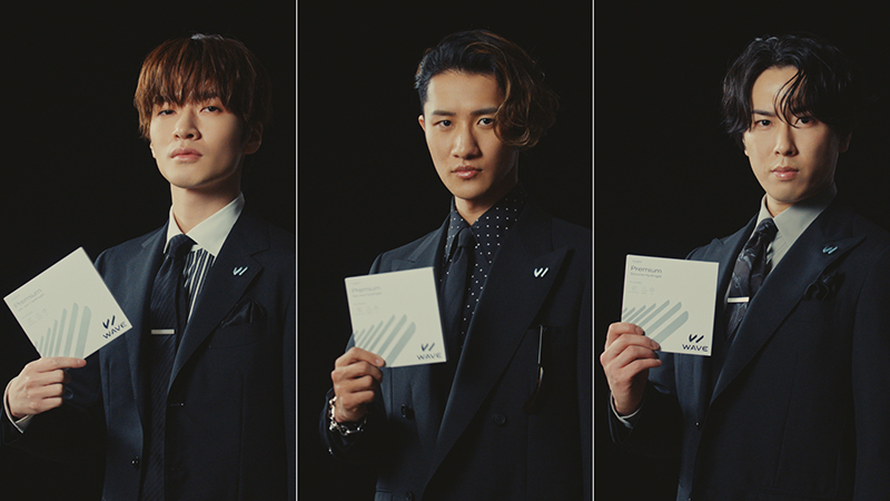 Snow Man 深澤辰哉, 宮舘涼太, 岩本照 出演 WAVEコンタクトレンズ 新