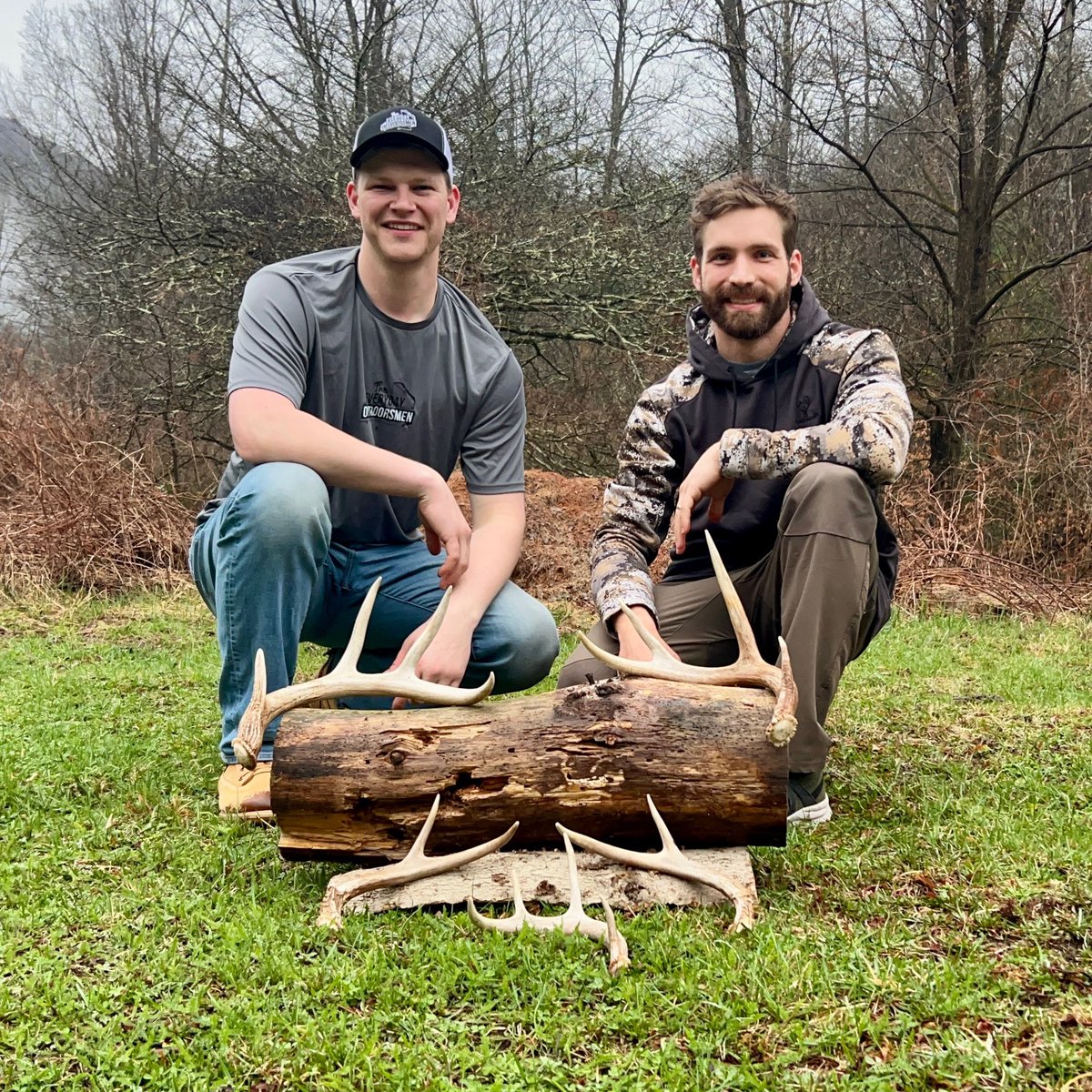 edo_team_2010's tweet photo. Yesterday Kam and Brandon spent the day in the mountains gathering trail cameras and shed hunting. Lots of great intel for the coming season and they were able to scoop up a few sheds along the way! #edo #theeverydayoutdoorsmen #shedhunting #shedseason #shedantler #scouting https://t.co/DjAEhvoI5s