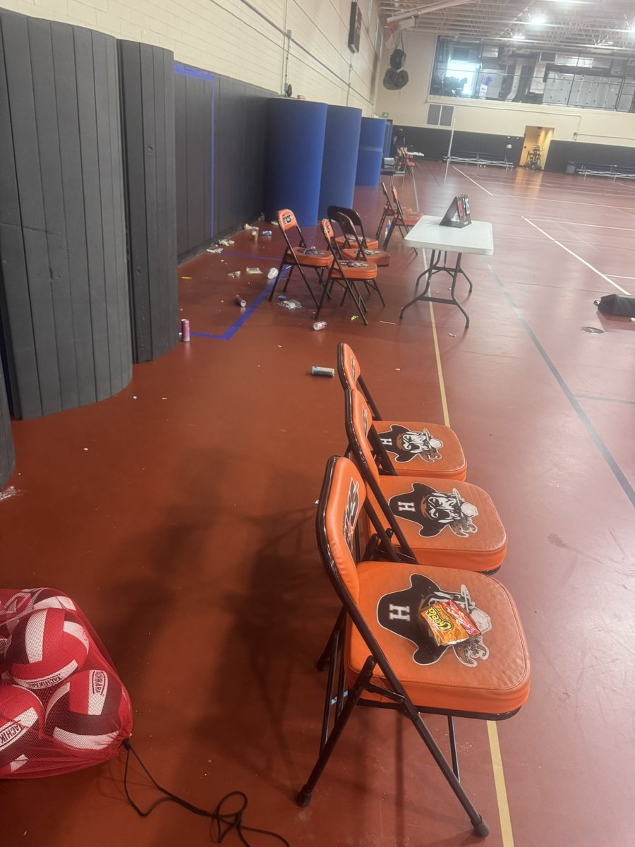 If you played travel volleyball at Hoover this weekend and left your trash in the bleachers or allowed your kids to leave trash on the bench……shame on you. Do better.