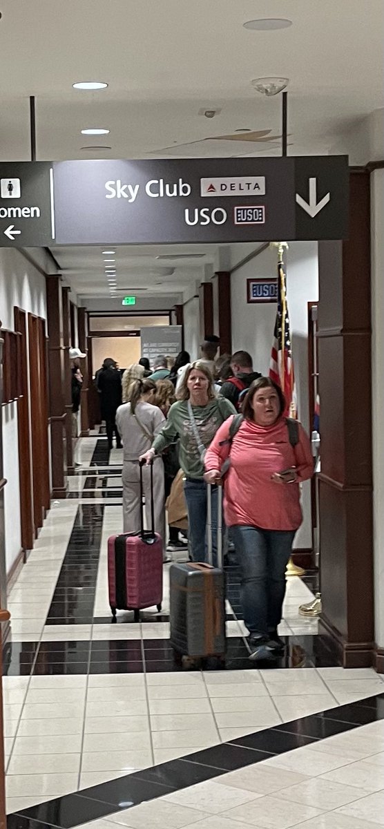 owroc's tweet photo. @Delta seriously? What is the point of having a Sky Club when I can’t get in as a Diamond 2 mil miler? https://t.co/uPX7AZJfTu