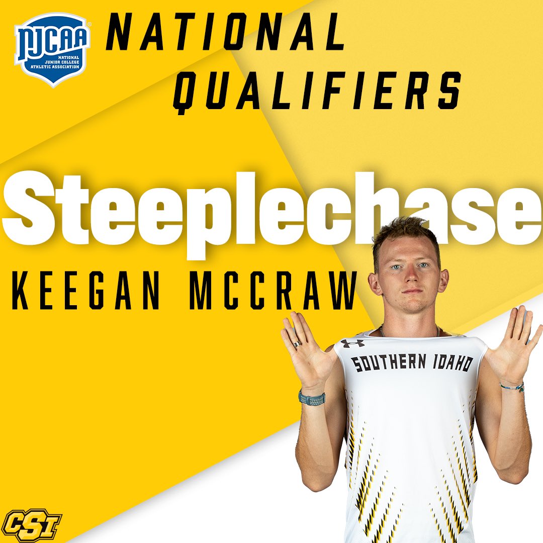 CSIAthletics1's tweet image. CSI Men’s Track adds one national qualifier after weekend meet.