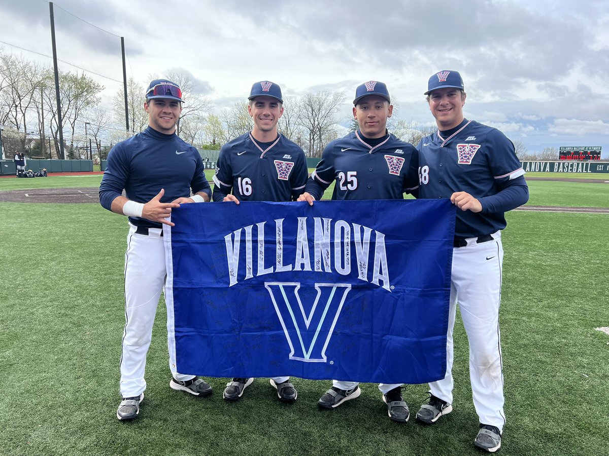 VUBaseball's tweet photo. First @BIGEAST series ✅
First @BIGEAST series win ✅

#FlyTheV #GoNova https://t.co/QDgkhhuL15