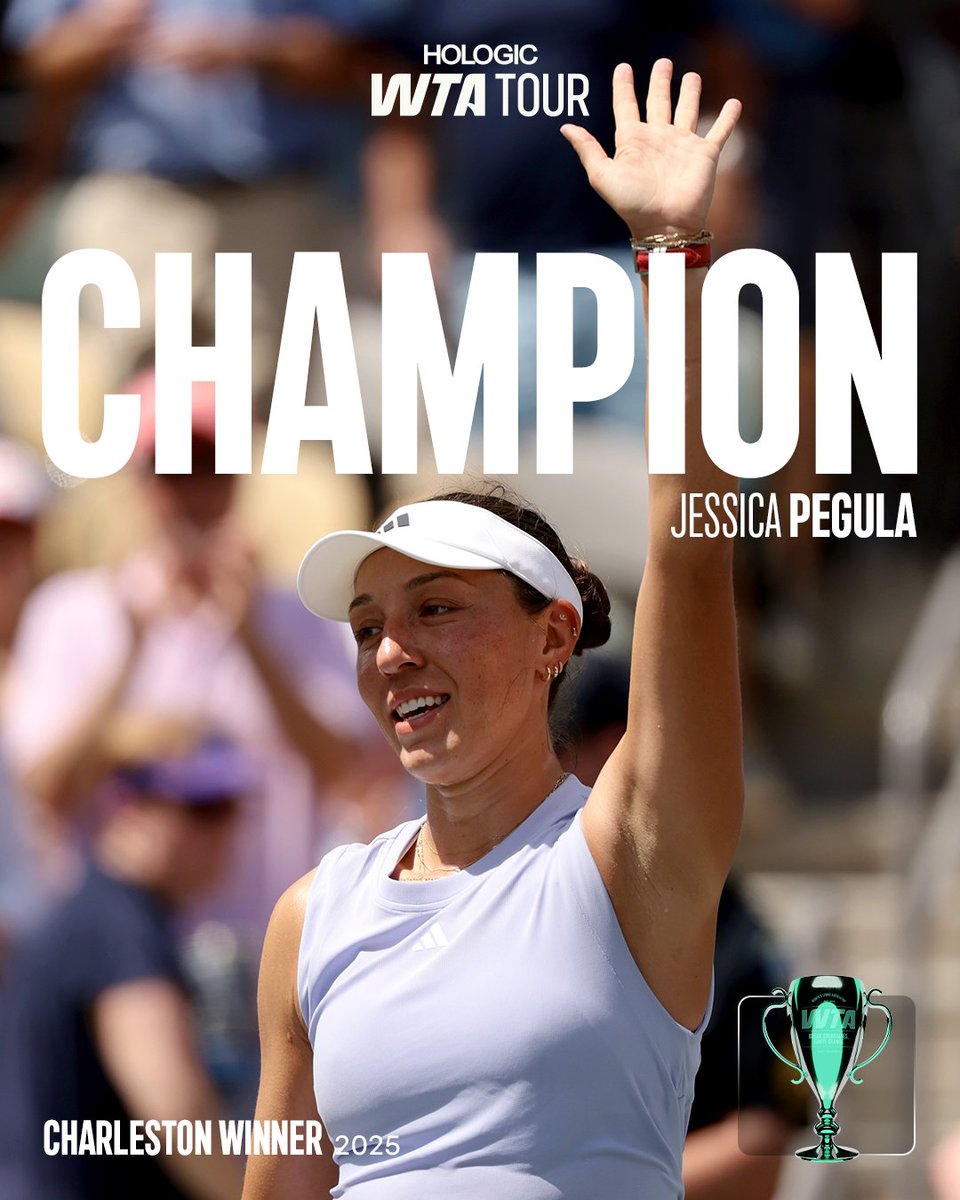 and it’s her FIRST clay court title 🤩

<a href="/JPegula/">Jessie Pegula</a> | #CharlestonOpen
