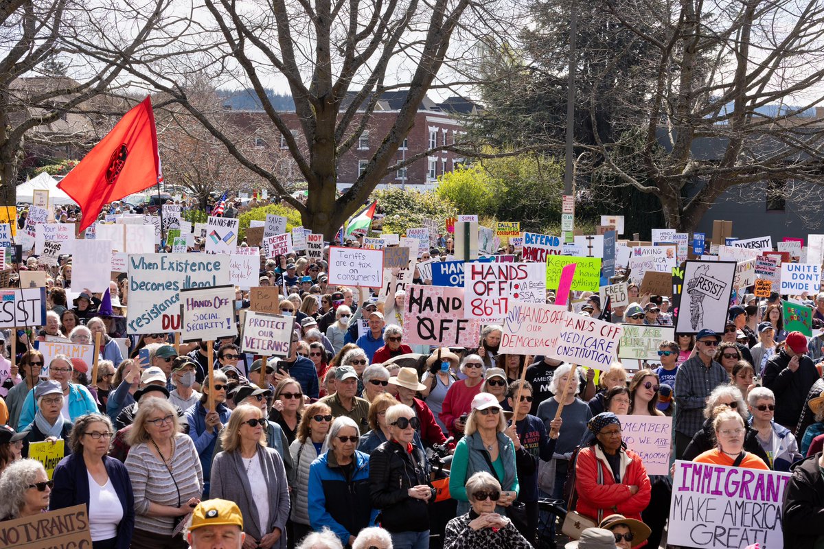 Notice anything about this crowd?
