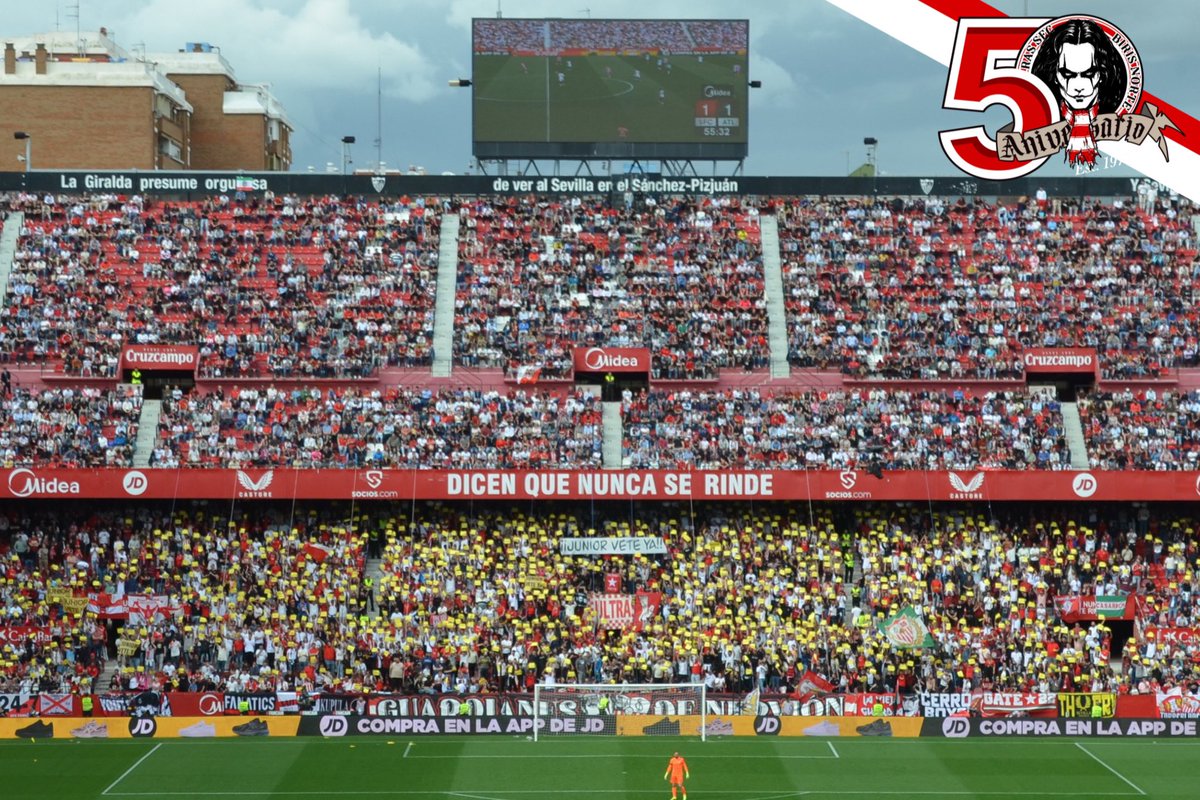 birisoficial's tweet image. Nervión ha vuelto a hablar. Esta huida hacia adelante no lleva a ningún sitio y sólo ellos parecen no darse cuenta.

En la previa del partido vs Alavés organizaremos una nueva protesta a la que invitamos a unirse a todo el sevillismo.