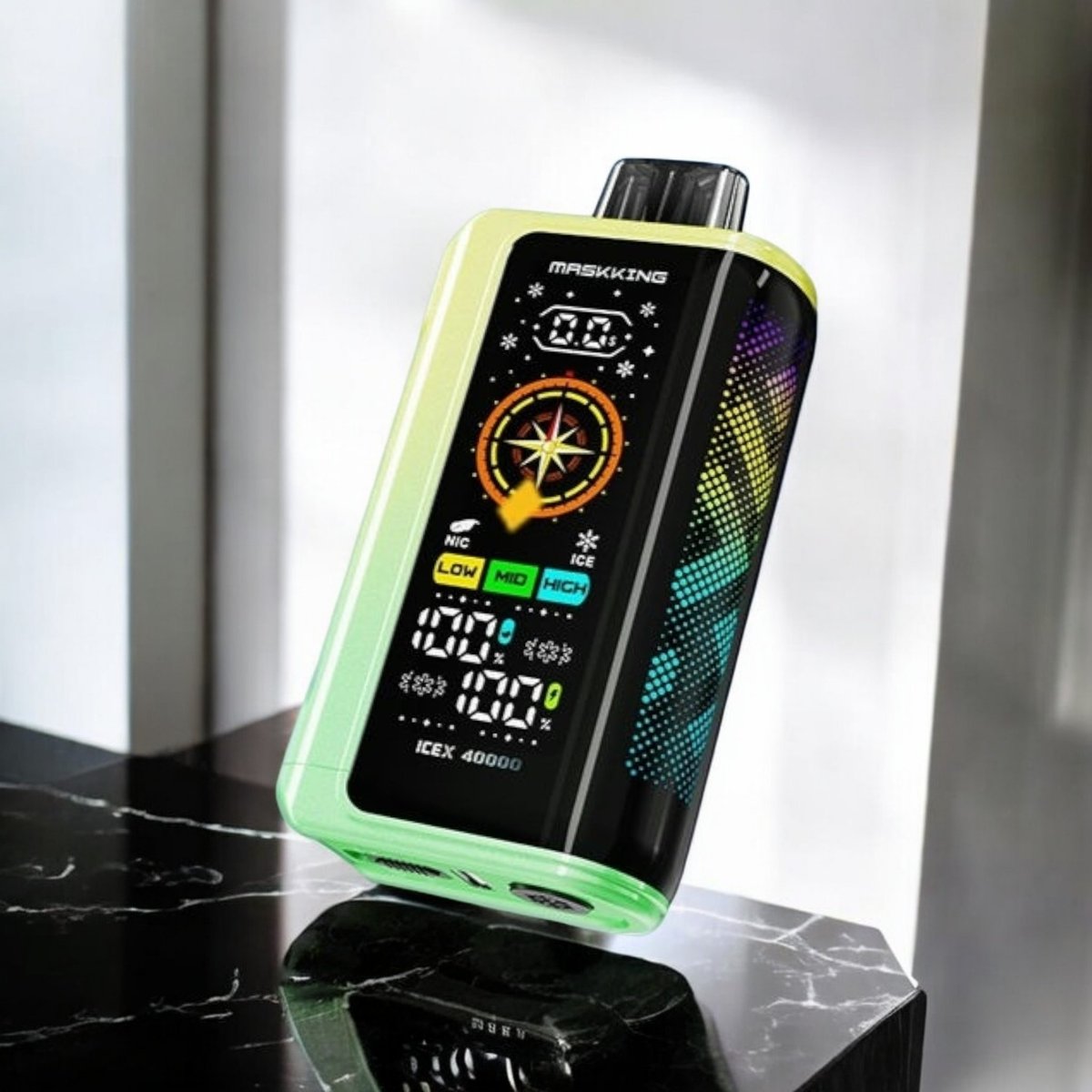 1270_896's tweet photo. Maskking IceX 40K.
Check it out on @maskkingvape
#maskkingtech #maskking #maskkingicex
#disposablepod https://t.co/Ie3ItpxeRD
