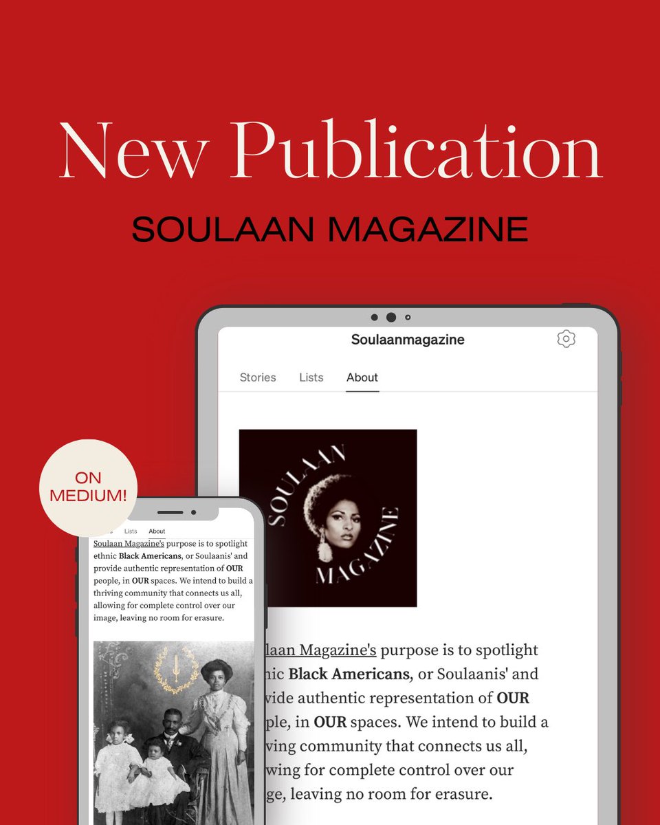 SoulaanMagazine's tweet image. ๐๐ง๐ง๐จ๐ฎ๐ง๐๐๐ฆ๐๐ง๐ญ: Writers Wanted for Soulaan Magazine on Medium
Family, weโre building something powerful. Soulaan Magazine is officially launching on Mediumโa space for our voices, our truths, and our legacy. And we want YOU to be part of it.
medium.com/@soulaanmagaziโฆ