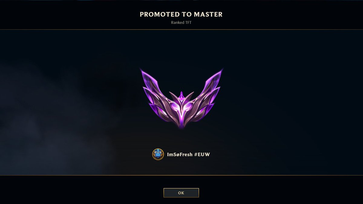 Master ✅ jour 5
top 10 euw

cap sur le chall maintenant